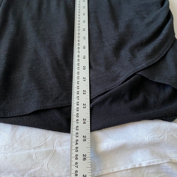 Wilfred Free‎ Women's Black Side Ruched Pull-On Midi Skirt Size Large - Picture 11 of 13